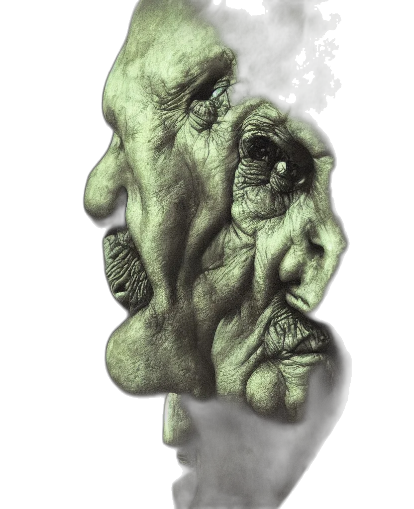 face, mask, creature, crown transparent PNG cut-out