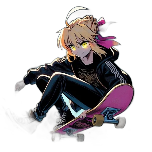 jacket, weapon, concept art, anime, cyberpunk, cartoon, dark, young transparent PNG cut-out