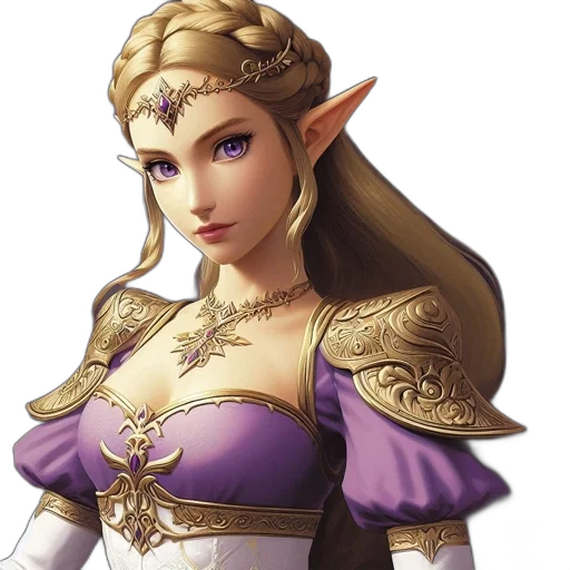 crown, face, staff, dress, fantasy art, concept art, pixel art, 3d render transparent PNG cut-out