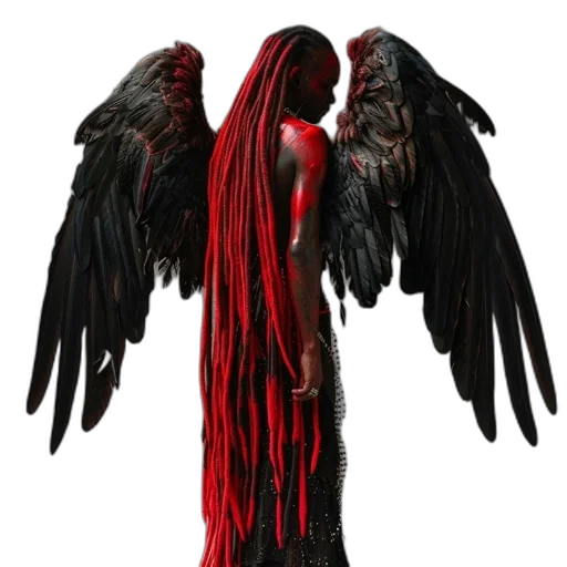 creature, hair, staff, animal, concept art, 3d render, fantasy art, pixel art transparent PNG cut-out