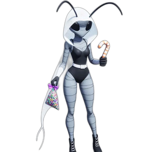 robot, creature, dress, animal, concept art, 3d render, cartoon, fantasy art transparent PNG cut-out