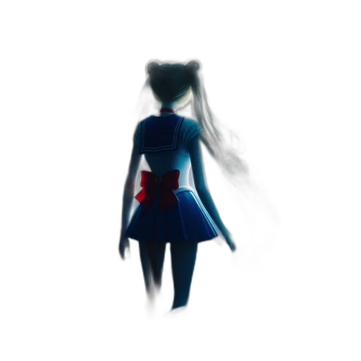 dress, jacket, robot, hair, concept art, pixel art, anime, comic book art transparent PNG cut-out