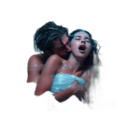 mask, concept art, vaporwave, photorealistic, oil painting, underwater, neon lights, fire transparent PNG cut-out