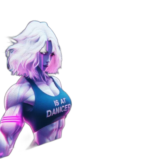 robot, jacket, dress, weapon, concept art, 3d render, pixel art, vaporwave transparent PNG cut-out