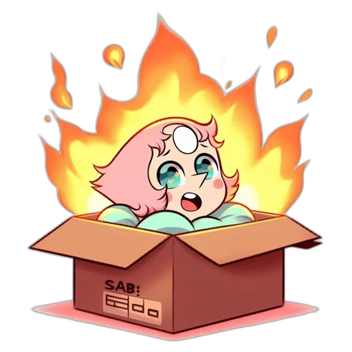 furniture, dragon, crown, anime, concept art, cartoon, vaporwave, fire transparent PNG cut-out