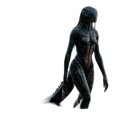 creature, dress, animal, robot, concept art, 3d render, pixel art, fantasy art transparent PNG cut-out