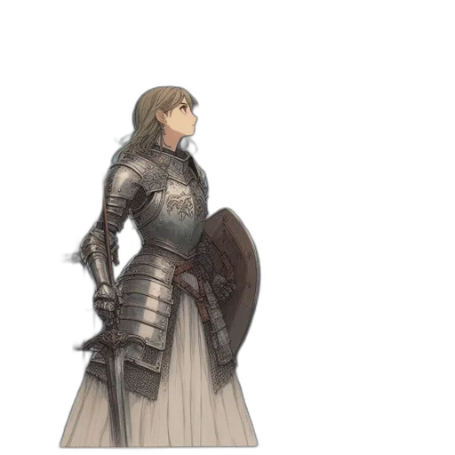 sword, weapon, staff, dress, concept art, fantasy art, pixel art, watercolor transparent PNG cut-out
