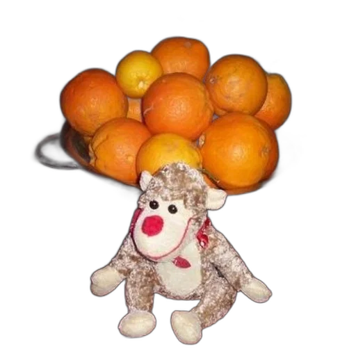 staff, food, crown, animal, 3d render, photorealistic, stuffed, monkey transparent PNG cut-out