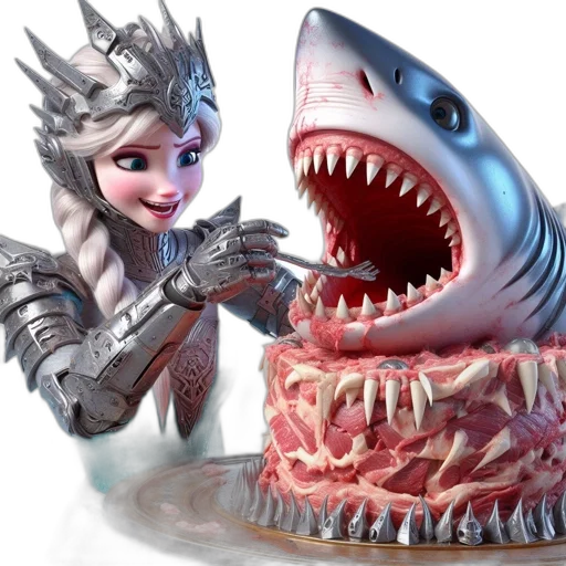 food, creature, concept art, 3d render, fantasy art, comic book art, underwater, armored transparent PNG cut-out