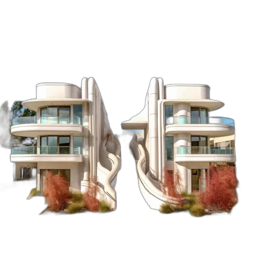 building, hair, jewelry, face, 3d render, photorealistic, concept art, vaporwave transparent PNG cut-out
