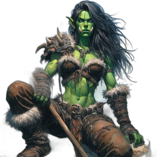 fantasy art, comic book art, concept art, pixel art transparent PNG cut-out