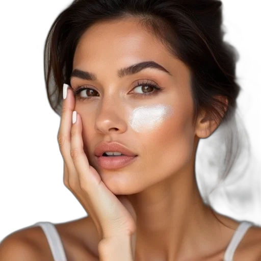 face, mask, jewelry, photorealistic transparent PNG cut-out