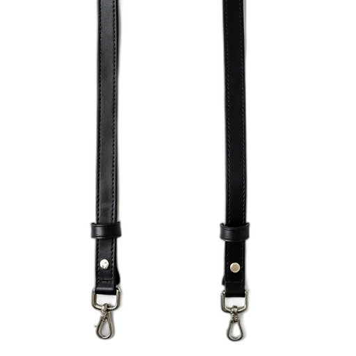 staff, jewelry, sword, two, black, leather, straps, displayed transparent PNG cut-out