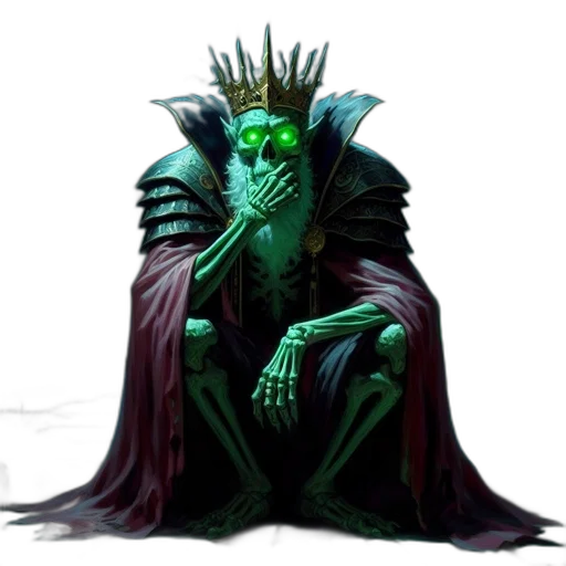 crown, creature, staff, mask, concept art, fantasy art, pixel art, comic book art transparent PNG cut-out