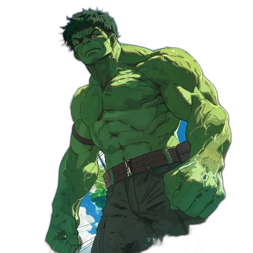 staff, animal, weapon, comic book art, concept art, pixel art, anime, green transparent PNG cut-out