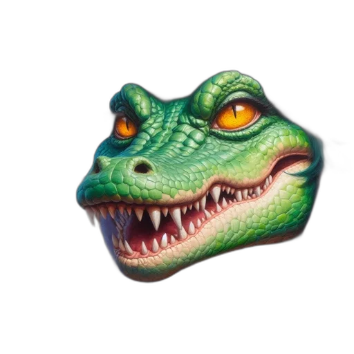 dragon, creature, animal, face, 3d render, photorealistic, concept art, pixel art transparent PNG cut-out