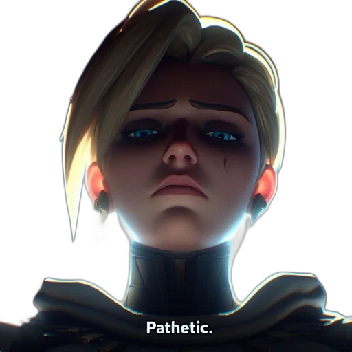 face, staff, robot, concept art, cyberpunk, comic book art, anime, neon lights transparent PNG cut-out