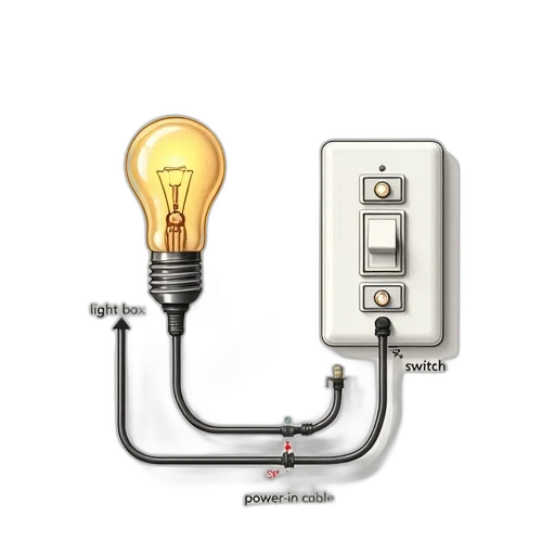 3d render, concept art, photorealistic, detailed, illustration, electrical, circuit, light transparent PNG cut-out