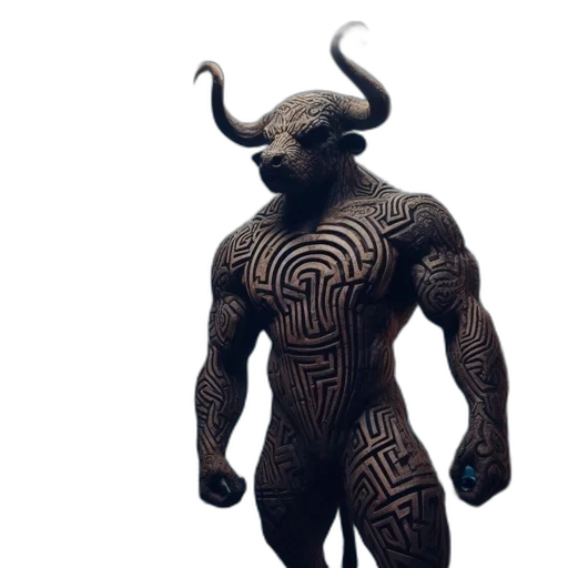 mask, creature, animal, concept art, 3d render, fantasy art, ancient, hybrid transparent PNG cut-out