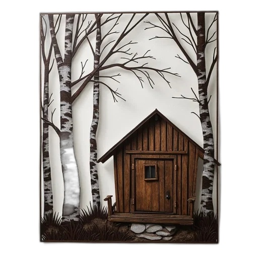 building, furniture, tree, dress, watercolor, concept art, photorealistic, fantasy art transparent PNG cut-out