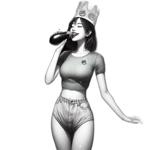 dress, hat, animal, concept art, photorealistic, pencil sketch, cartoon, home transparent PNG cut-out