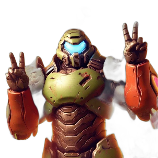 robot, weapon, concept art, 3d render, photorealistic, fantasy art, animated, figure transparent PNG cut-out