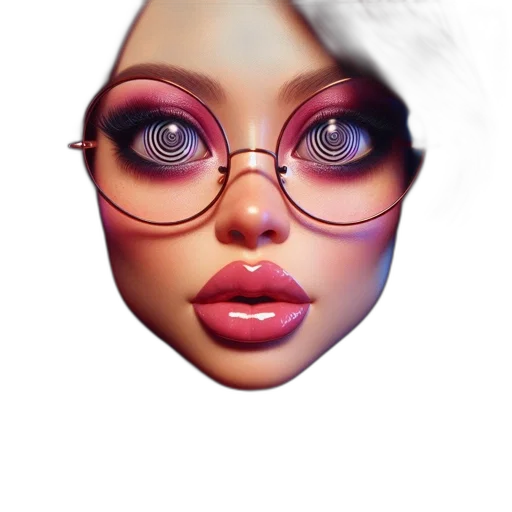 face, mask, robot, creature, 3d render, photorealistic, concept art, cartoon transparent PNG cut-out