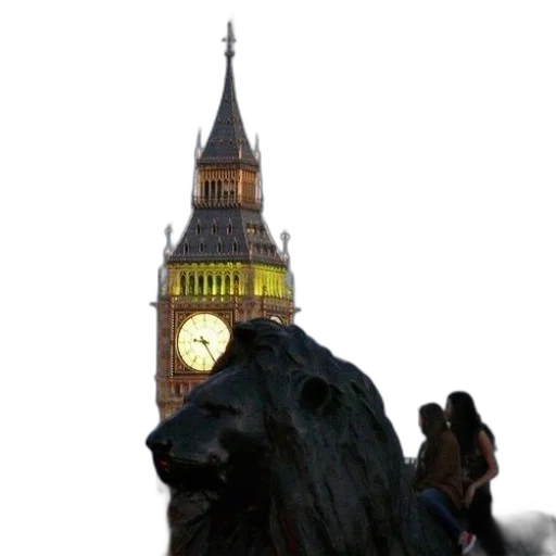 staff, animal, concept art, 3d render, photorealistic, city street, lion, statue transparent PNG cut-out