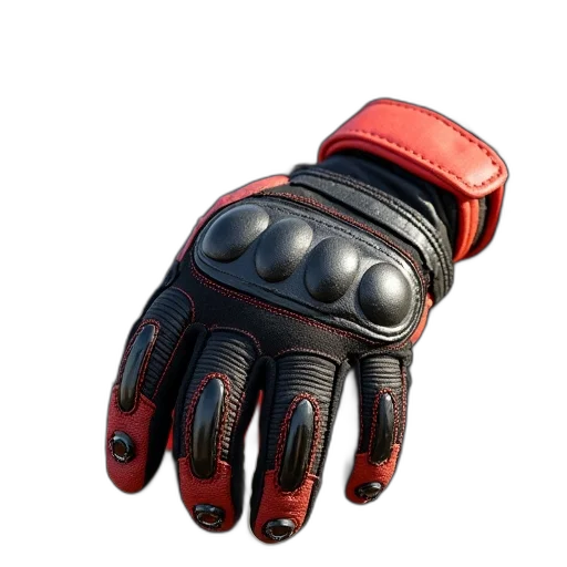mask, cyberpunk, 3d render, photorealistic, concept art, motorcycle, textile, gloves transparent PNG cut-out
