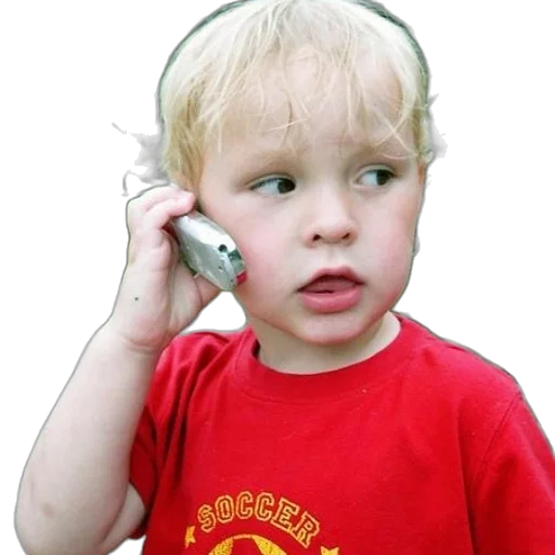 photorealistic, young, child, red, shirt, word, soccer, holds transparent PNG cut-out