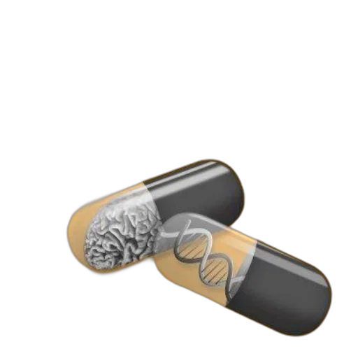 jewelry, 3d render, photorealistic, concept art, cover, pharmacogenomics, psychiatry, features transparent PNG cut-out