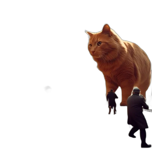 animal, creature, staff, umbrella, concept art, 3d render, photorealistic, city street transparent PNG cut-out
