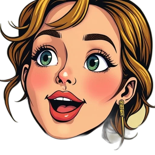 face, jewelry, staff, cartoon transparent PNG cut-out