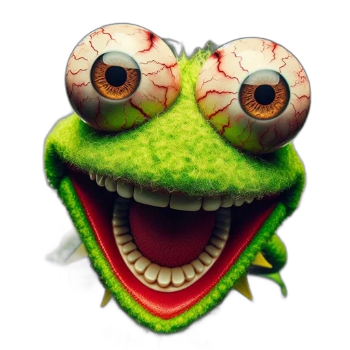 face, creature, mask, animal, 3d render, photorealistic, concept art, pixel art transparent PNG cut-out