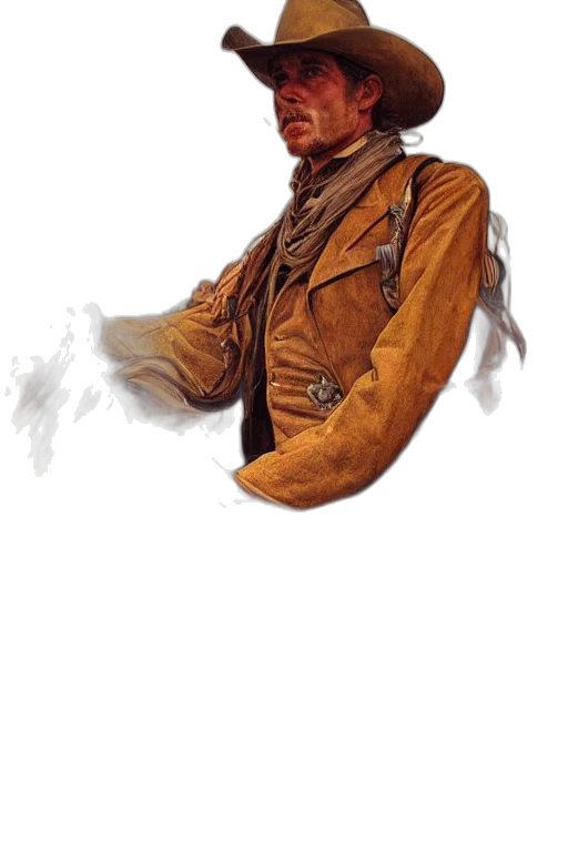 jacket, staff, face, hat transparent PNG cut-out