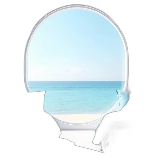 furniture, crown, hat, face, vaporwave, blue, pastel, white transparent PNG cut-out