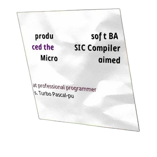 3d render, image, shows, text, mentions, produced, micro, soft transparent PNG cut-out