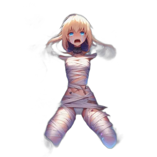 dress, robot, creature, weapon, concept art, anime, pixel art, cyberpunk transparent PNG cut-out
