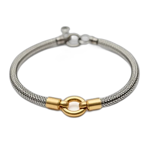 jewelry, crown, silver, gold, bracelet, circular, design, clasp transparent PNG cut-out
