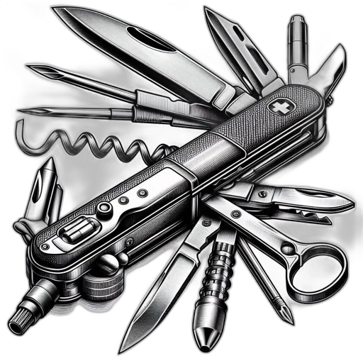 weapon, staff, jewelry, hair, cyberpunk, illustrated, view, open transparent PNG cut-out