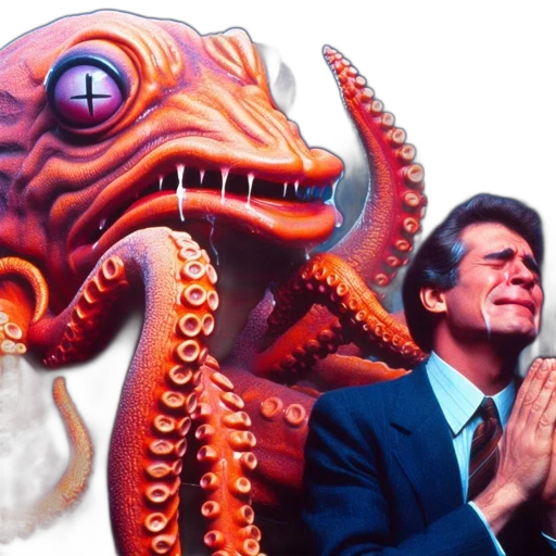 creature, animal, vaporwave, outer space, underwater, individual, business, attire transparent PNG cut-out