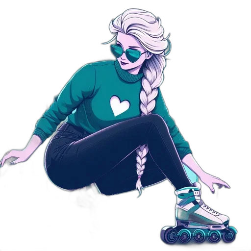jacket, shoes, staff, creature, cartoon, concept art, pixel art, vaporwave transparent PNG cut-out