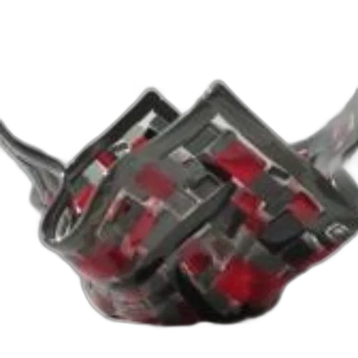 jewelry, crown, weapon, robot, 3d render, concept art, red, modern transparent PNG cut-out