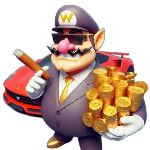 weapon, staff, concept art, 3d render, pixel art, mario, familiar, face transparent PNG cut-out
