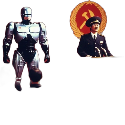 robot, weapon, concept art, pixel art, comic book art, 3d render, man, military transparent PNG cut-out
