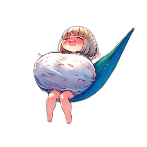 creature, umbrella, food, staff, watercolor, pixel art, concept art, anime transparent PNG cut-out