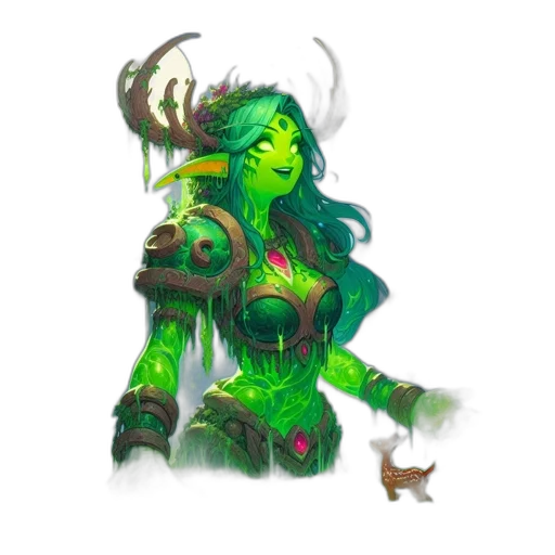 staff, creature, dragon, fantasy art, concept art, pixel art, 3d render, green transparent PNG cut-out