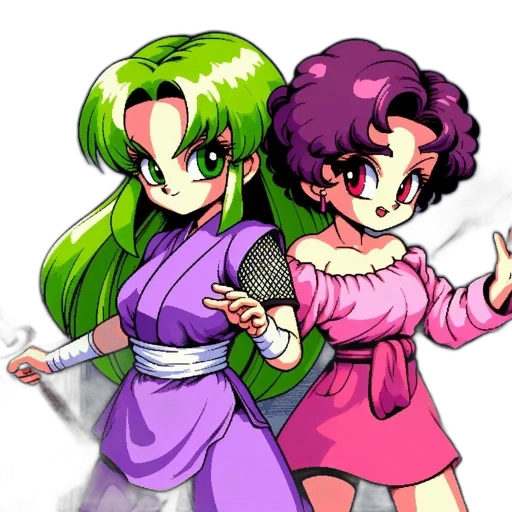 staff, anime, vaporwave, pixel art, concept art, outer space, green, two transparent PNG cut-out