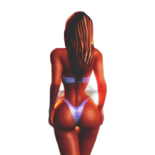 dress, robot, jacket, jewelry, 3d render, pixel art, vaporwave, concept art transparent PNG cut-out