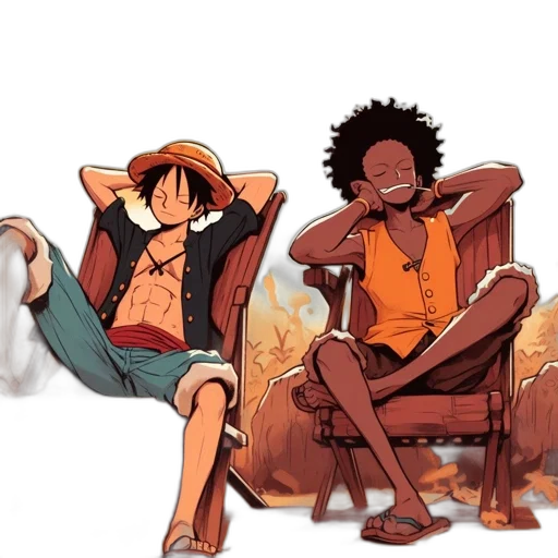 concept art, comic book art, watercolor, cartoon, beach, fire, earth tones, golden transparent PNG cut-out